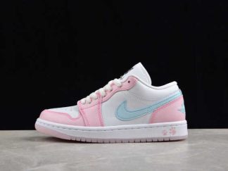 HM3706-141 WMNS Air Jordan 1 Low SE Paw Print Pink Foam AJ1 Basketball Shoes